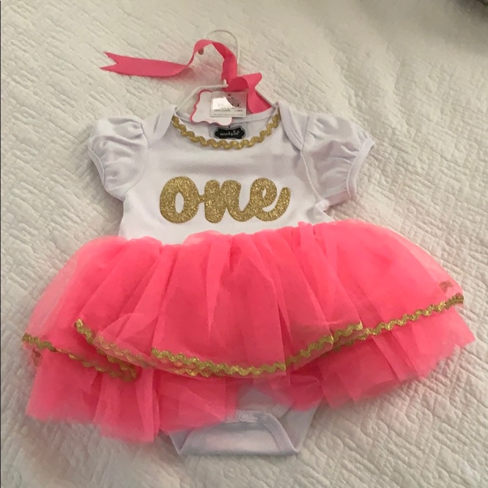 Mud Pie Tutu Crawler Dress